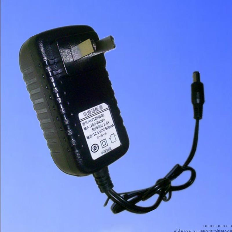12.6V500MA 国标插墙式 LED灯电源
